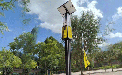 安多智慧路灯安装